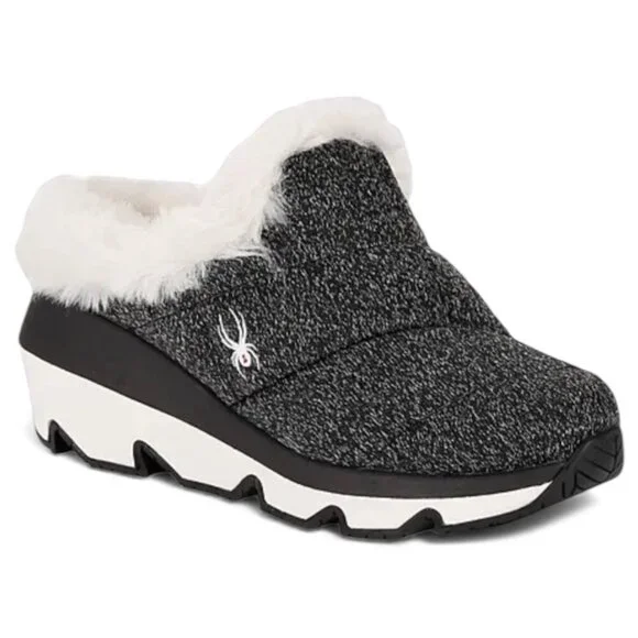 Spyder Womens Shoes US Size 8.5 Conway Slip On Black Heather New - Picture 1 of 8